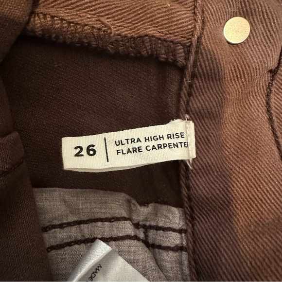 - PacSun Brown Ultra High Waisted Fitted Flare Pants - Picture 8 of 13